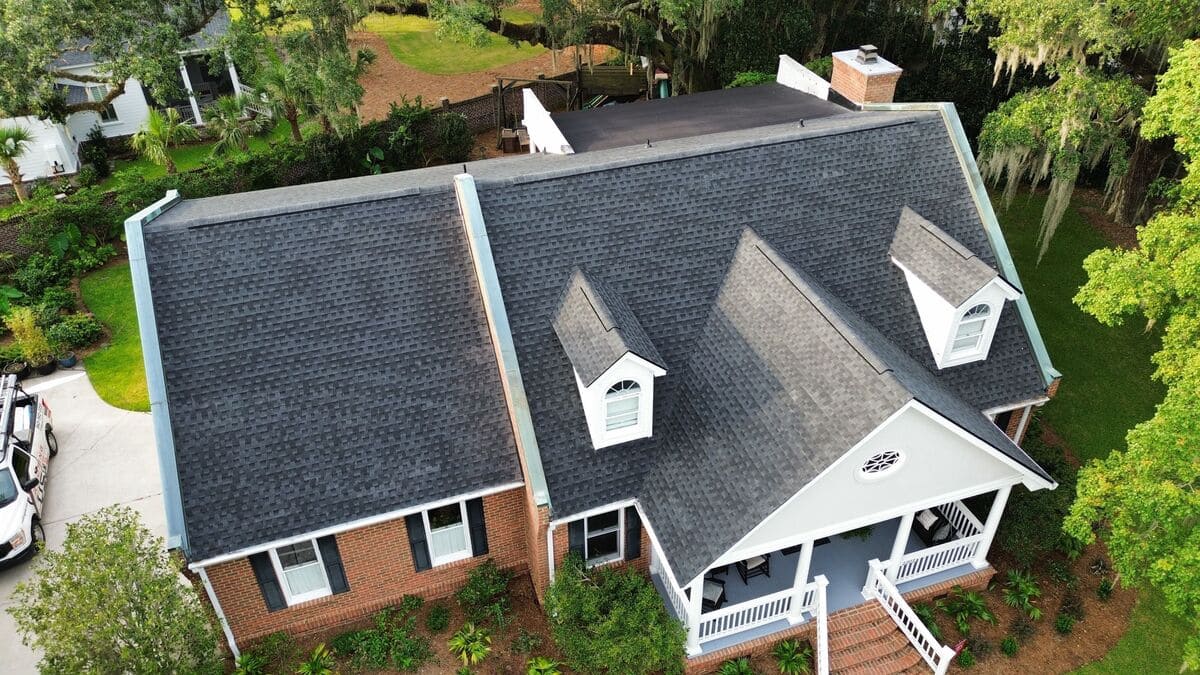 A completed residential roof by Roofing USA, Columbia