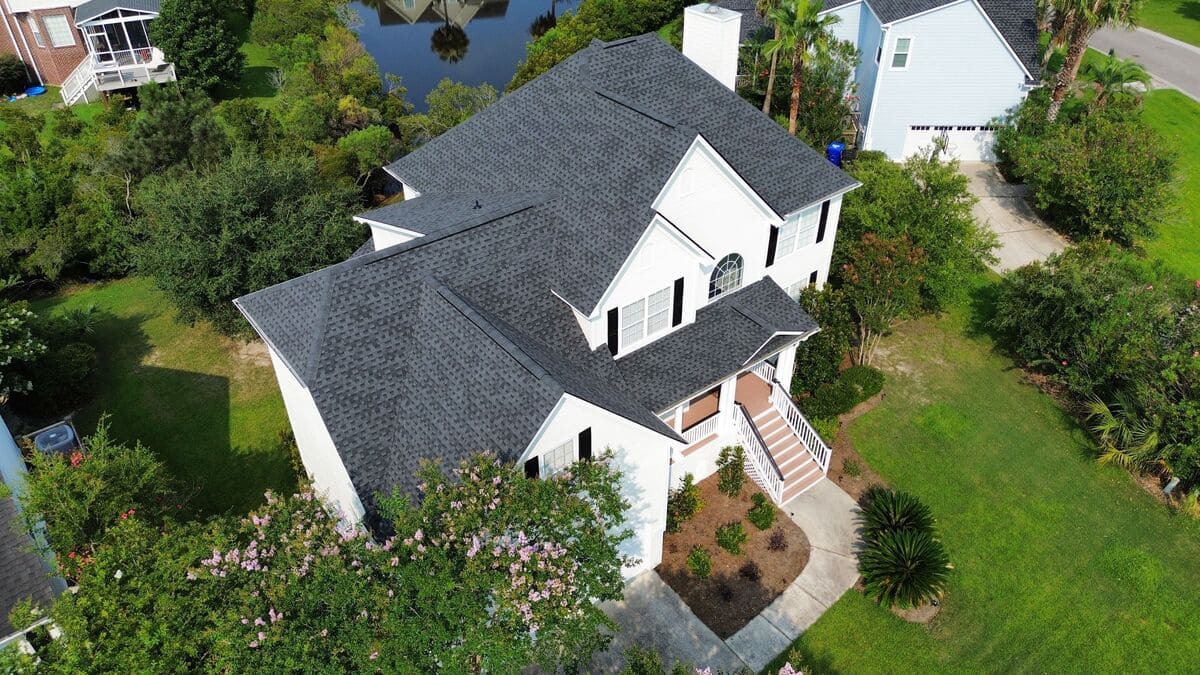 A completed residential roof by Roofing USA-2