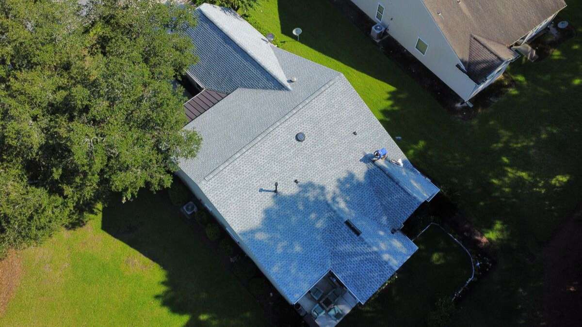 A completed roof by Roofing USA