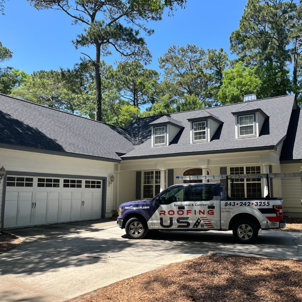 Trusted roofing company servicing a home