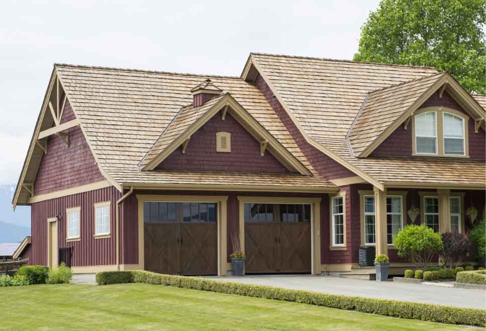 A home with a cedar roof hero-image