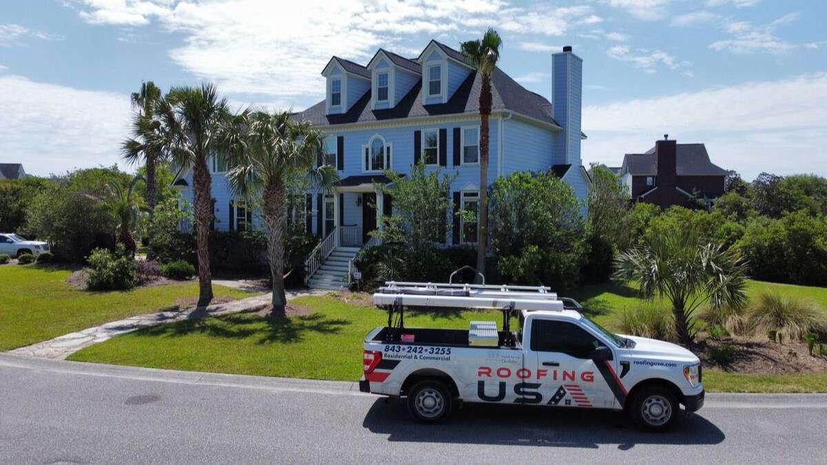 Roofing USA completes a new roof as the best roofers in Charleston, SC
