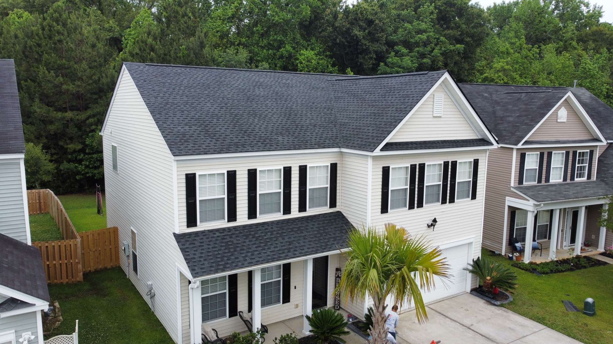 Charcoal GAF Timberline HDZ Roof Replacement in Goose Creek, SC