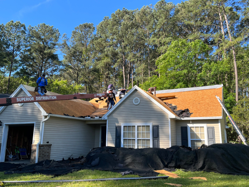 Charcoal Black GAF Timberline HDZ Roof Replacement in Hilton Head, SC3