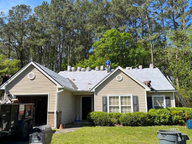 Charcoal Black GAF Timberline HDZ Roof Replacement in Hilton Head, SC4