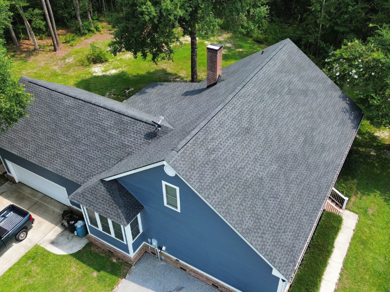 Charcoal GAF Timberline HDZ Roof Replacement in Awendaw, SC