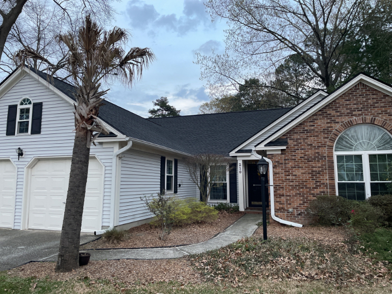 Charcoal GAF Timberline HDZ Roof Replacement in Goose Creek, SC