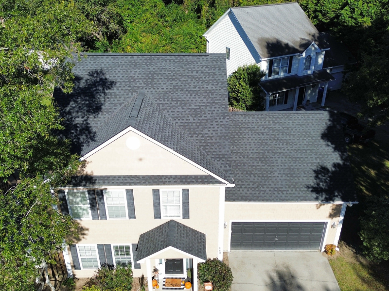Charcoal GAF Timberline HDZ Roof Replacement in James Island, SC