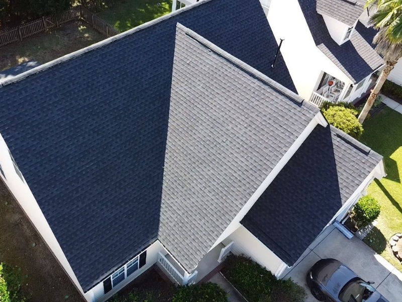 Charcoal GAF Timberline HDZ Roof Replacement in Mount Pleasant, SC