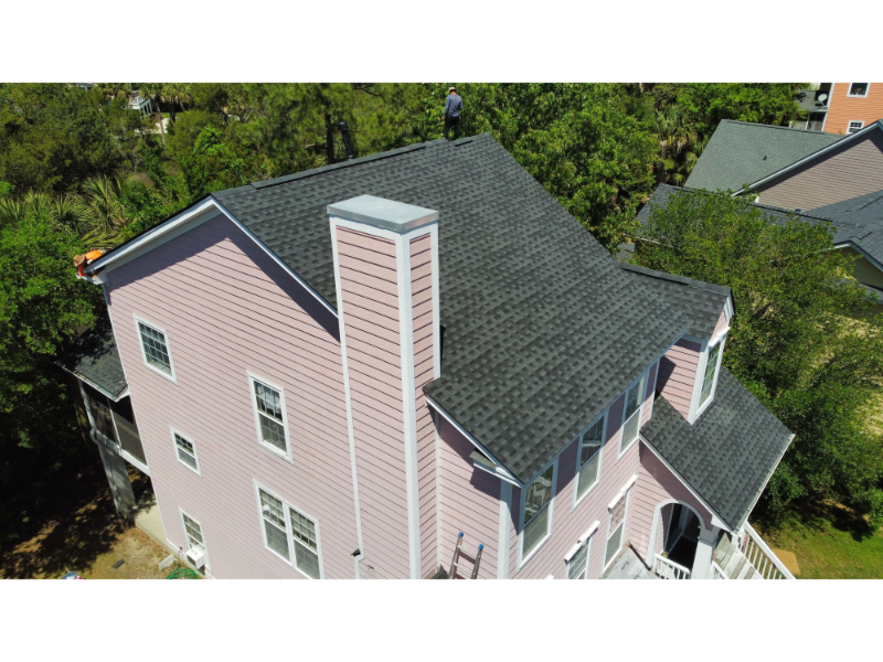Charcoal GAF Timberline HDZ Roof Replacement in Mount Pleasant, SC6