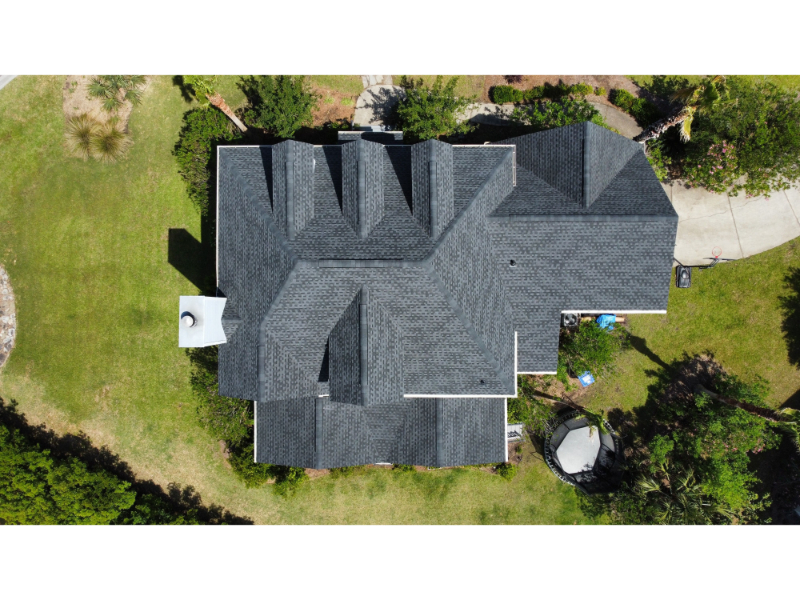 Charcoal GAF Timberline HDZ Roof Replacement in Mount Pleasant, SC2