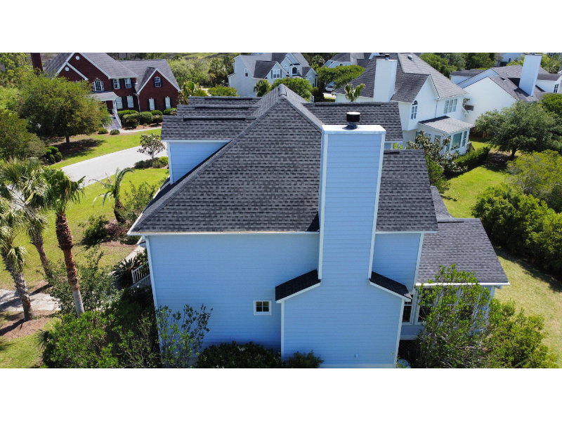 Charcoal GAF Timberline HDZ Roof Replacement in Mount Pleasant, SC5