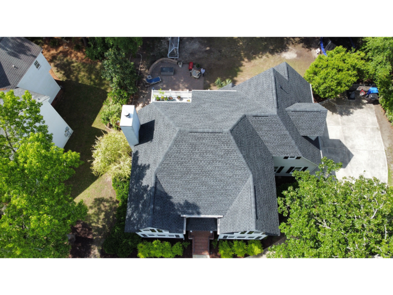 Pewter Gray GAF Timberline HDZ Roof Replacement in Bluffton, SC1