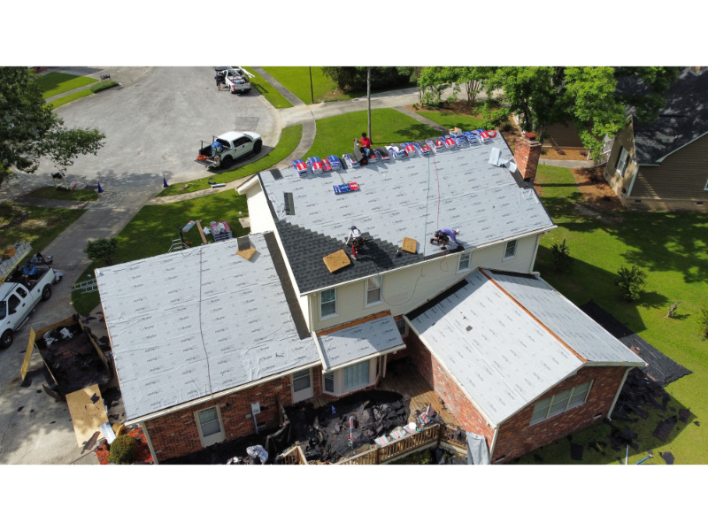 Charcoal GAF Timberline HDZ Roof Replacement in Goose Creek, SC4