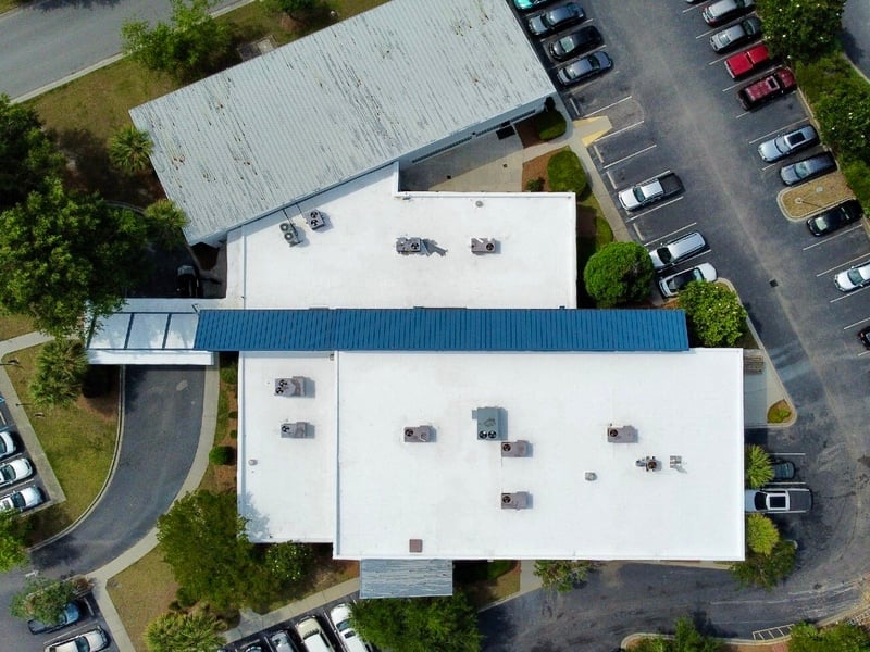 Firestone 60-mil TPO Roof Installation in North Charleston, SC
