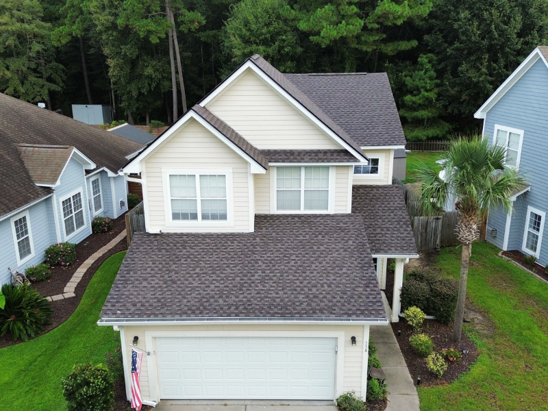 Mission Brown GAF Timberline HDZ Roof Replacement in Daniel Island, SC