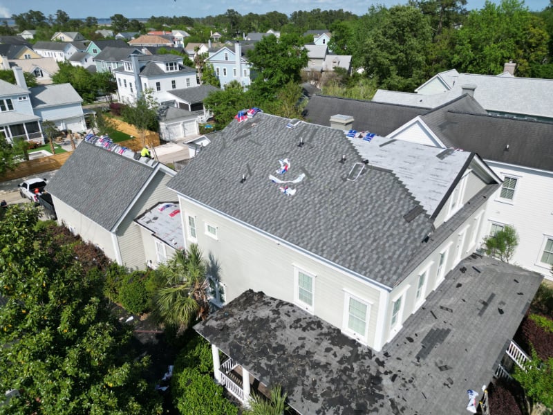 Nantucket Morning GAF Timberline HDZ Roof Replacement in Mount Pleasant, SC5