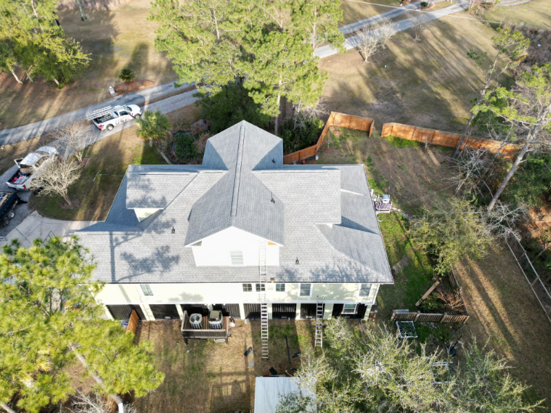 Oyster Gray GAF Timberline HDZ Roof Replacement in Mount Pleasant, SC2