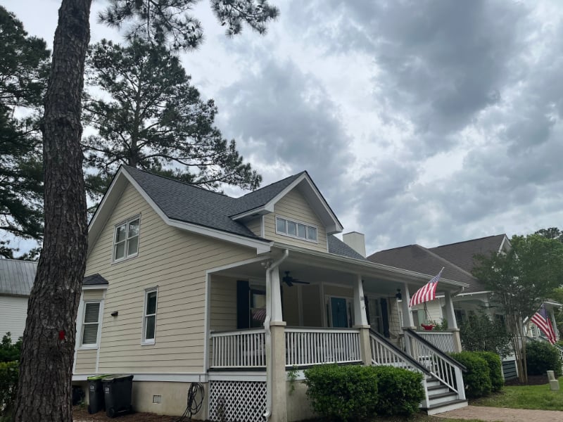 Pewter Gray GAF Timberline HDZ Roof Replacement in Beaufort, SC1