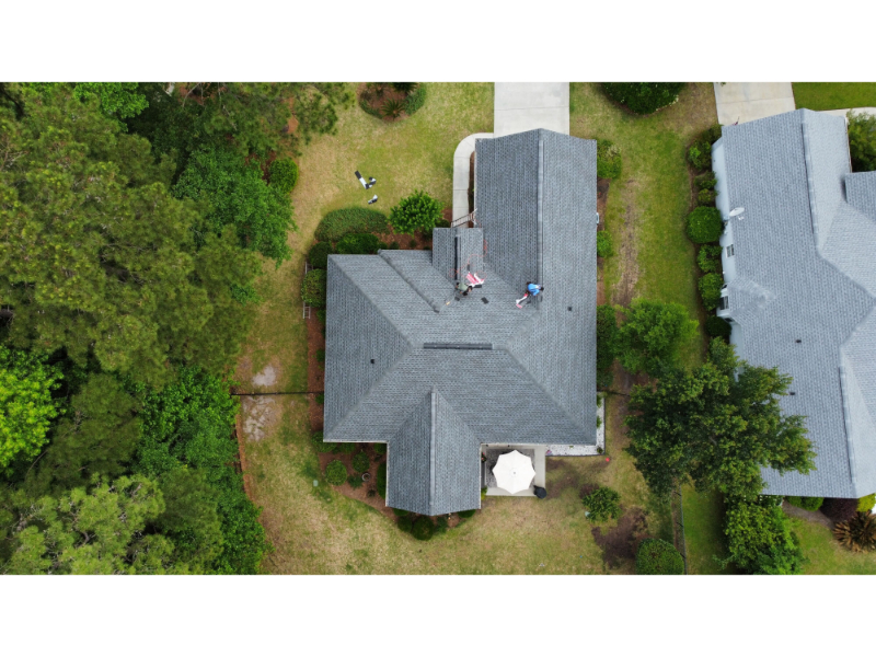 Pewter Gray GAF Timberline HDZ Roof Replacement in Bluffton, SC3