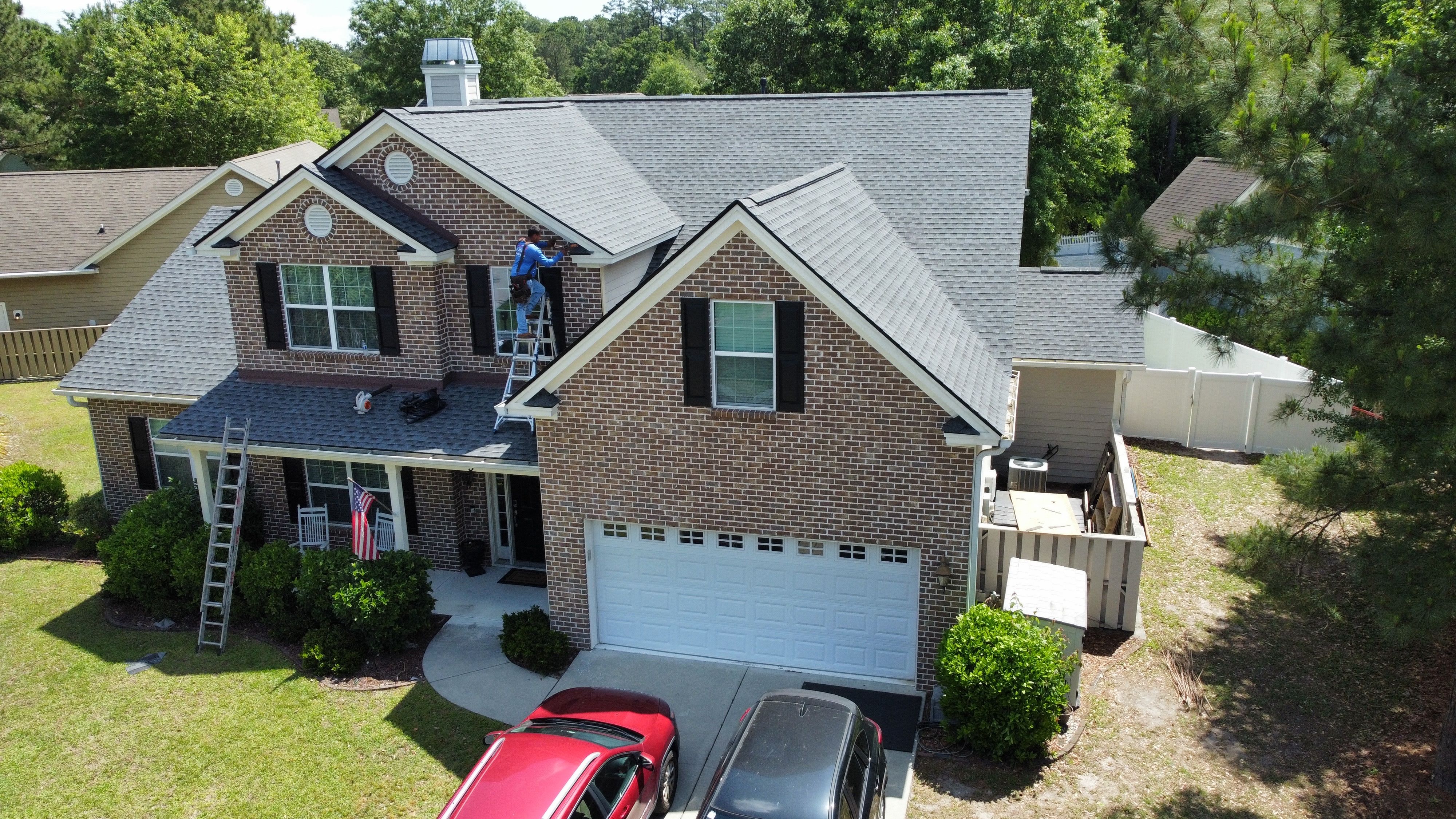 Pewter Gray GAF Timberline HDZ Roof Replacement in Bluffton, SC2