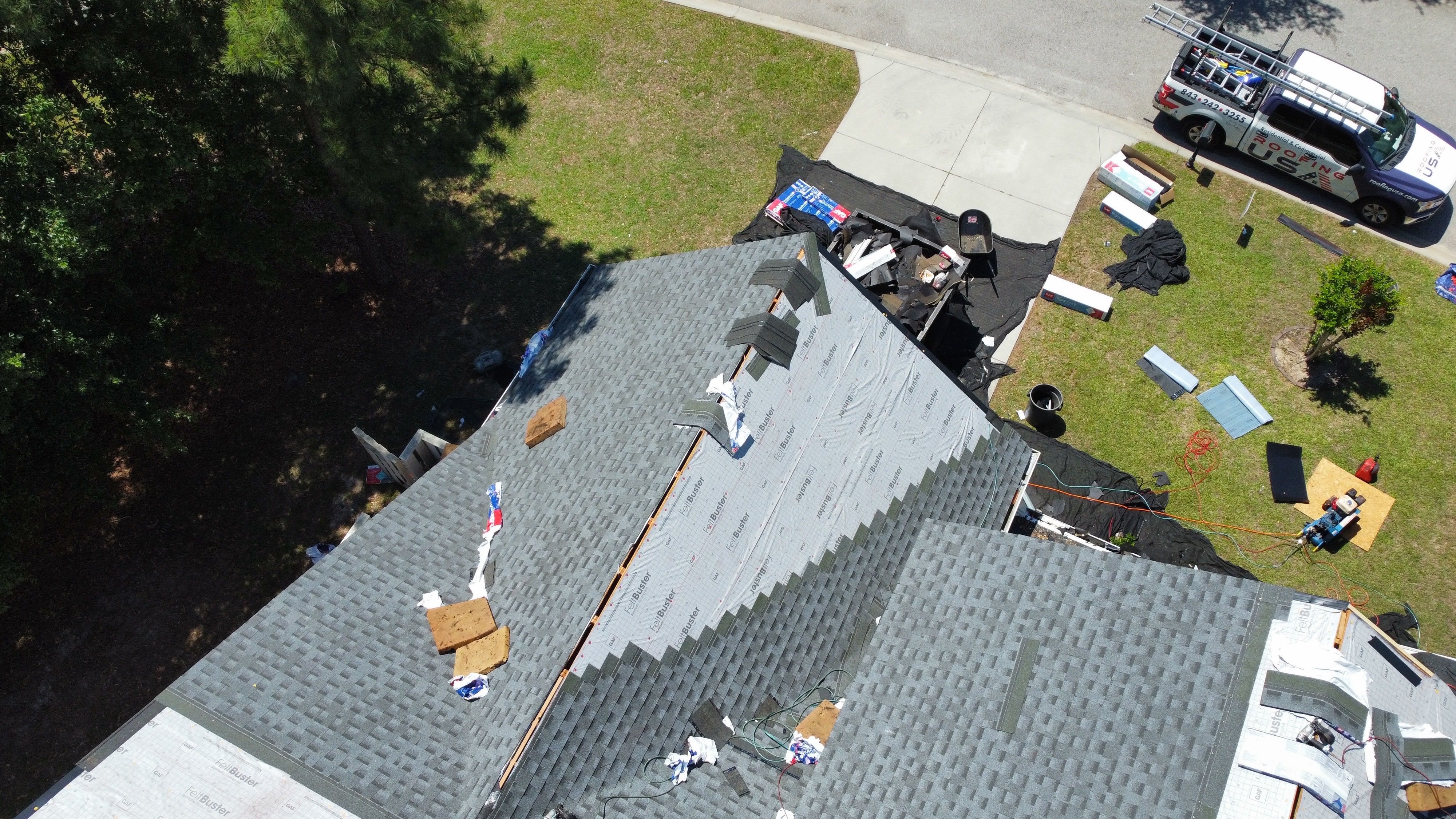 Pewter Gray GAF Timberline HDZ Roof Replacement in Bluffton, SC4