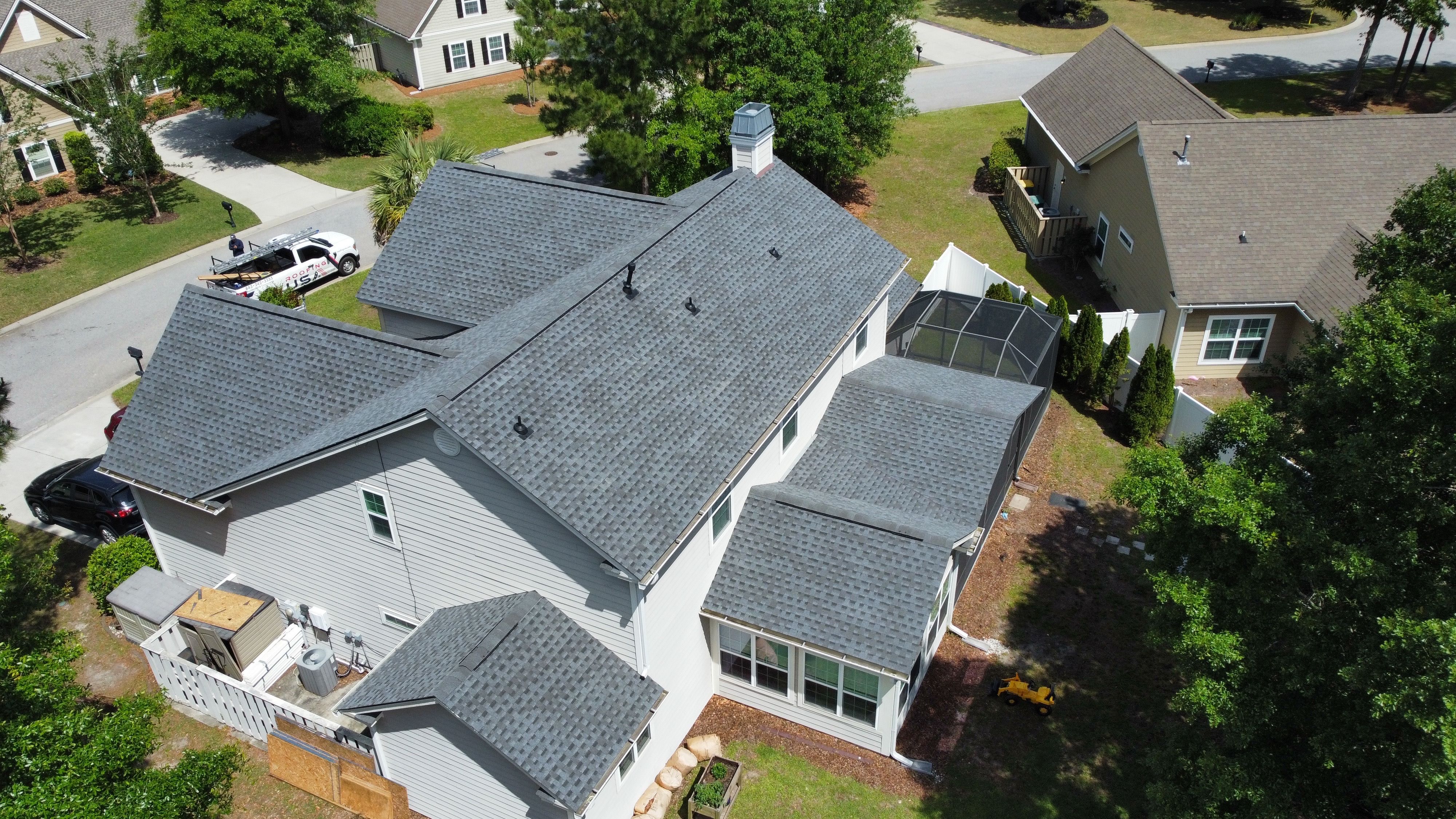 Pewter Gray GAF Timberline HDZ Roof Replacement in Bluffton, SC5