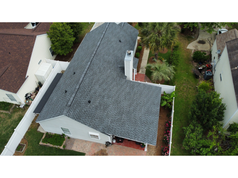 Charcoal GAF Timberline HDZ Roof Replacement in Mount Pleasant, SC1