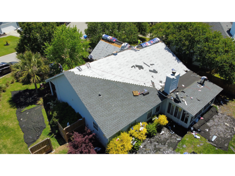 Pewter Gray GAF Timberline HDZ Roof Replacement in Mount Pleasant, SC5