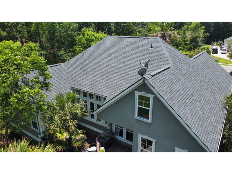 Pewter Gray GAF Timberline HDZ Roof Replacement in Mount Pleasant, SC3