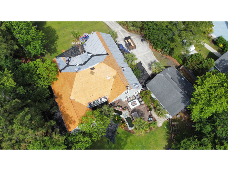Pewter Gray GAF Timberline HDZ Roof Replacement in Mount Pleasant, SC4