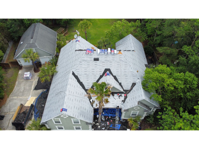 Pewter Gray GAF Timberline HDZ Roof Replacement in Mount Pleasant, SC6