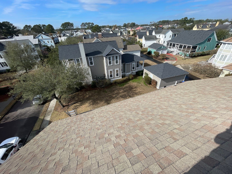Pewter Gray GAF Timberline HDZ Roof Replacement in Mount Pleasant, SC2