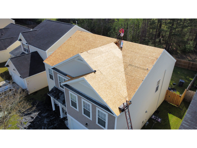 Pewter Gray GAF Timberline HDZ Roof Replacement in Summerville, SC3