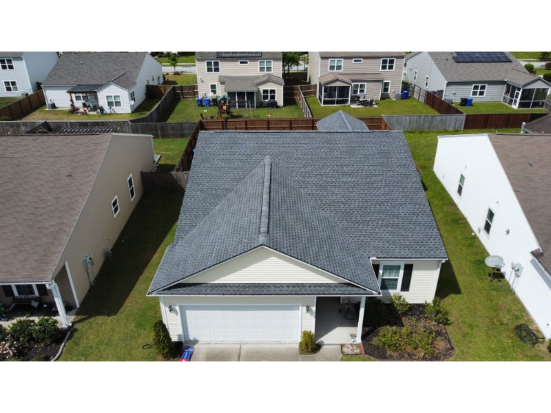 Pewter Gray GAF Timberline HDZ Roof Replacement in West Ashley, SC1