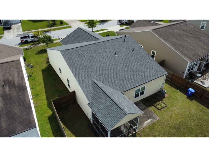 Pewter Gray GAF Timberline HDZ Roof Replacement in West Ashley, SC2