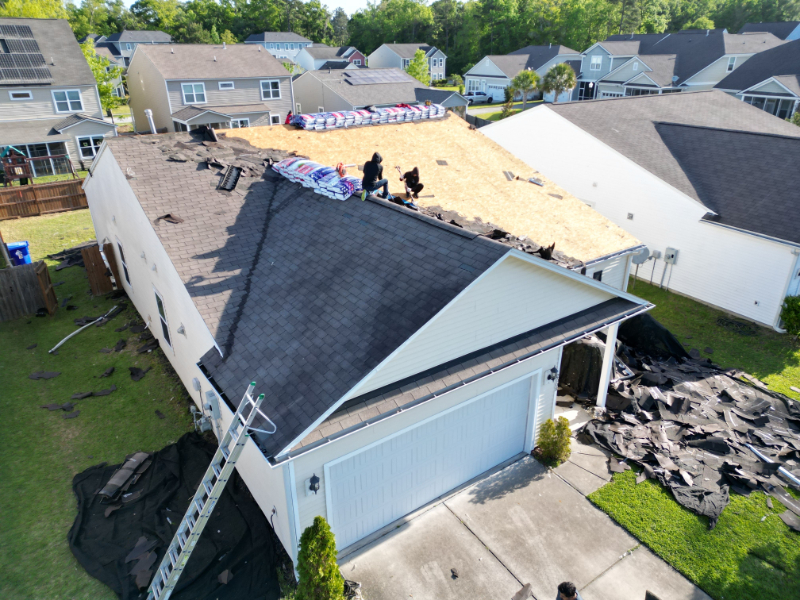 Pewter Gray GAF Timberline HDZ Roof Replacement in West Ashley, SC3