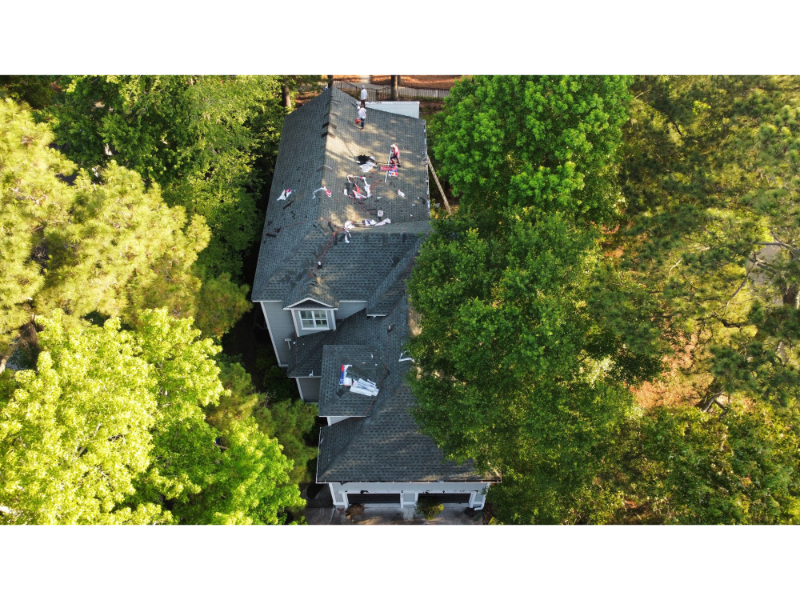 Slate GAF Timberline HDZ Roof Replacement in Mount Pleasant, SC2