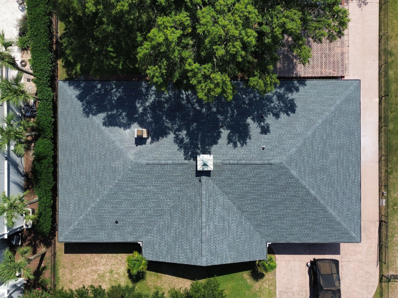 Slate GAF Timberline HDZ Roof Replacement in West Ashley, SC
