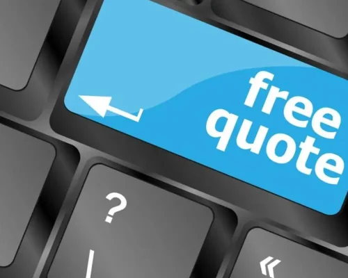 Free_quote_computer_key,_how_to_get_a_roof_estimate_concept